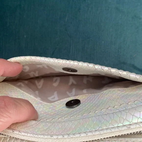 Aimee Kestenberg Cooper Hologram Snake Embossed Leather Crossbody Bag - Picture 10 of 14